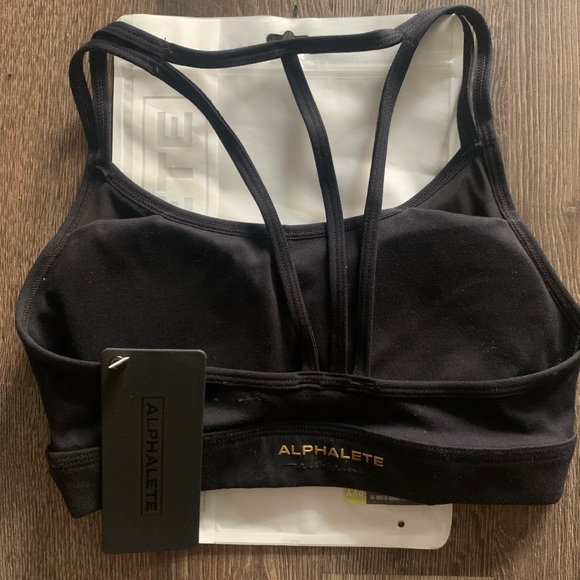 Alphalete Tri Bra- Black - Picture 2 of 2